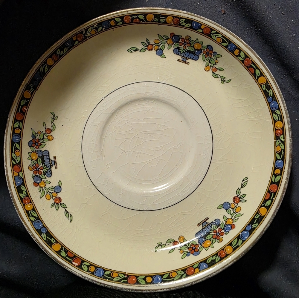 Johnson Brothers Pareek China Set Of Two Saucers 1913